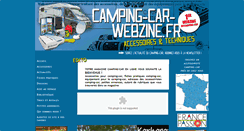 Desktop Screenshot of camping-car-webzine.fr